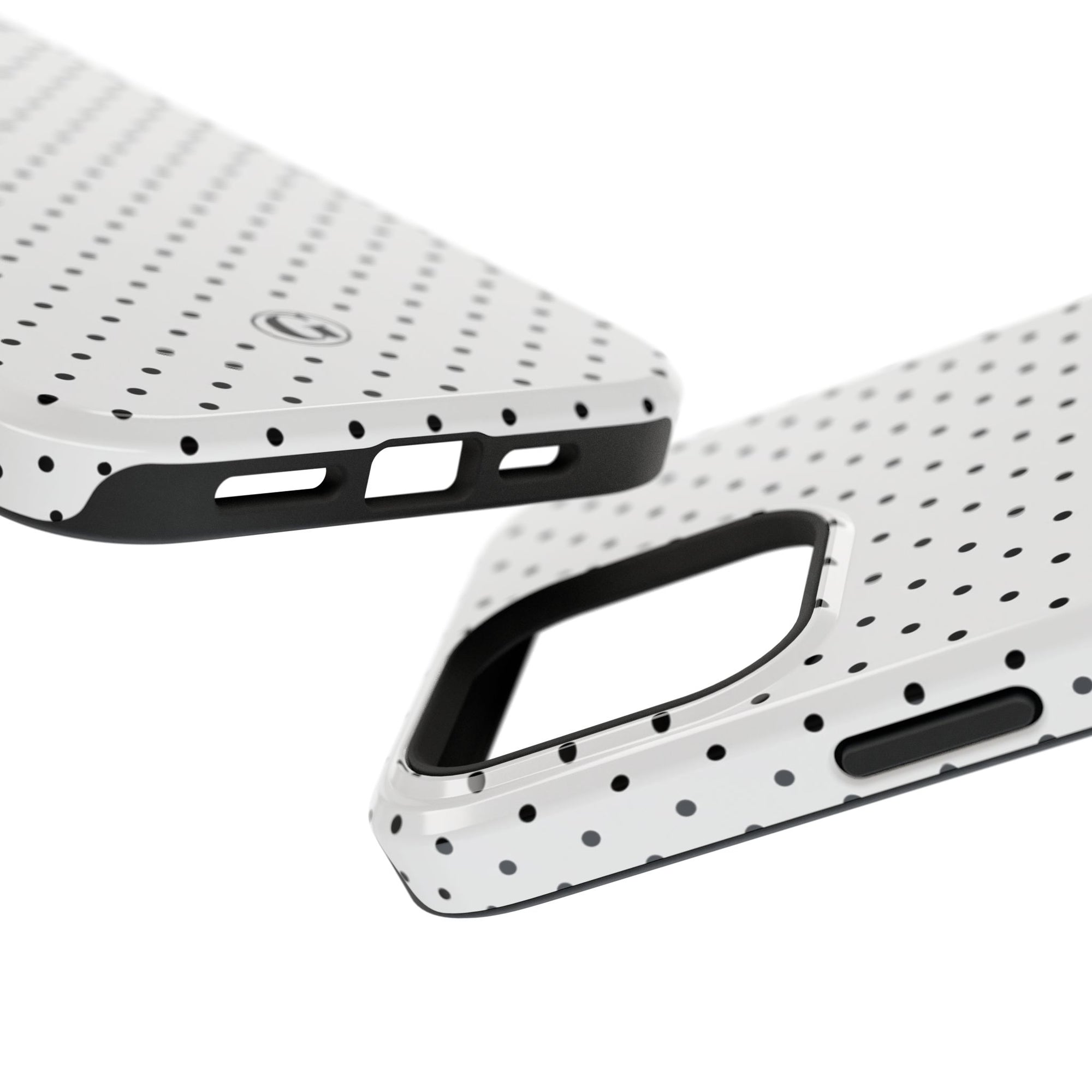 White Polka Dots Phone Case
