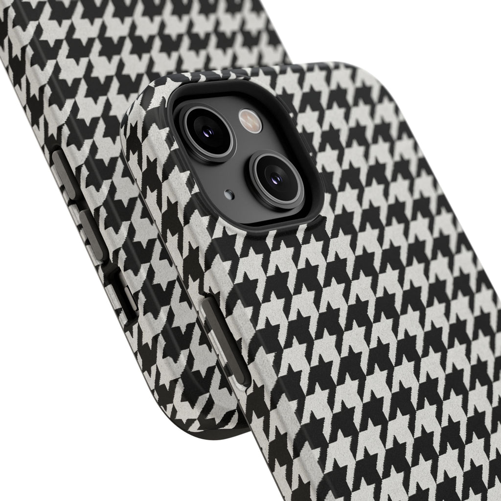 Houndstooth Print Phone Case