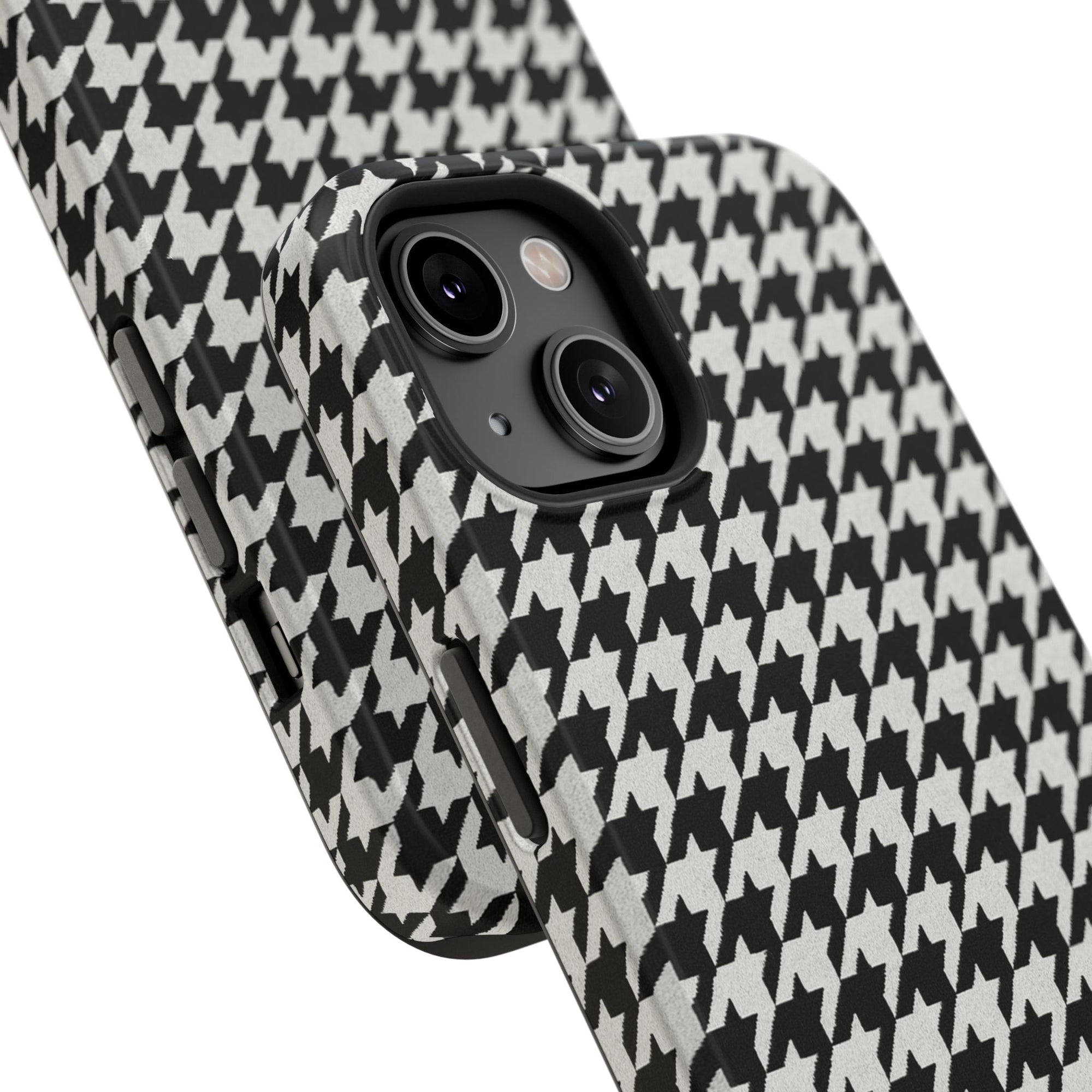 Houndstooth Print Phone Case