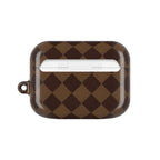 Brown Checkmate AirPod Case