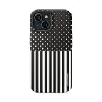 B&W Polka Dots x Stripes Phone Case