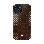 Brown Polka Dots Phone Case