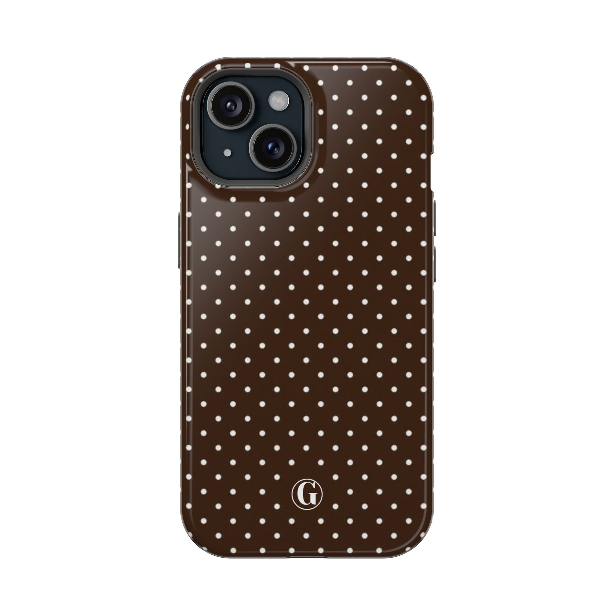 Brown Polka Dots Phone Case