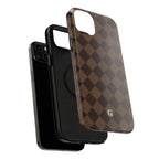 Brown Checkmate Phone Case