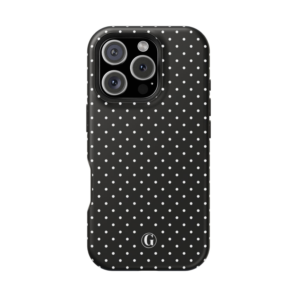 Black Polka Dots Phone Case