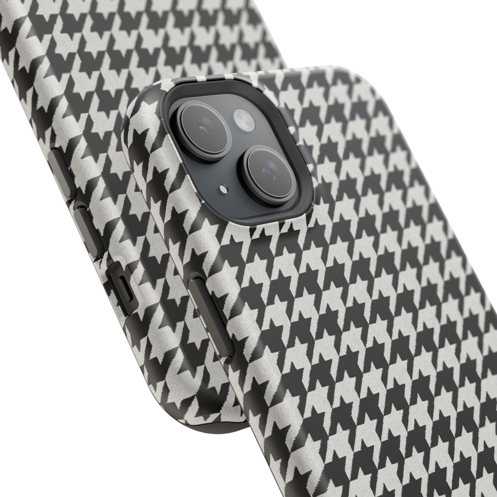 Houndstooth Print Phone Case