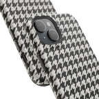 Houndstooth Print Phone Case