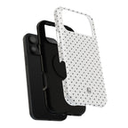 White Polka Dots Phone Case