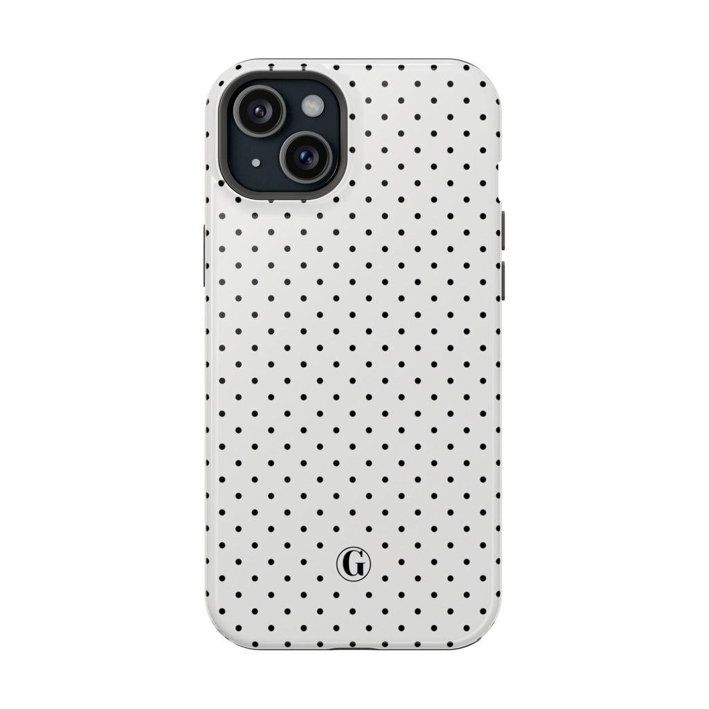 White Polka Dots Phone Case