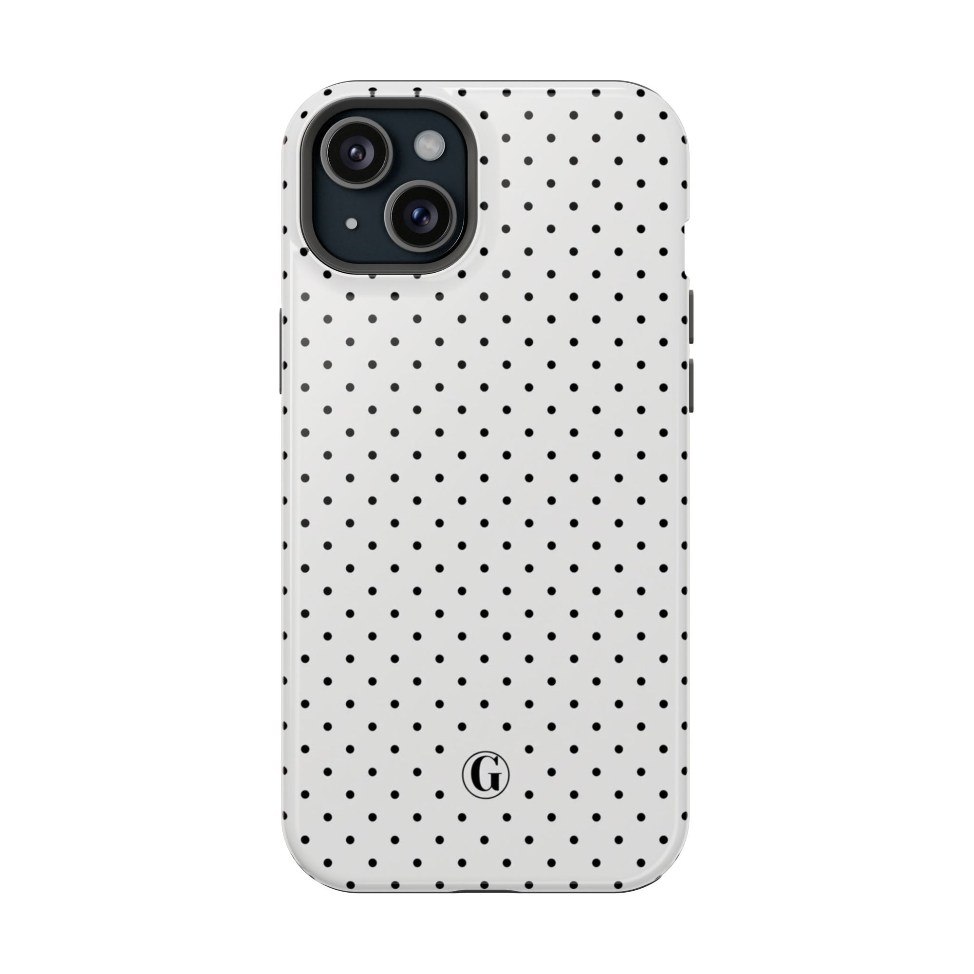White Polka Dots Phone Case