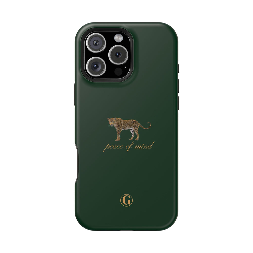 Emerald Green 'Peace of Mind' Panther Phone Case