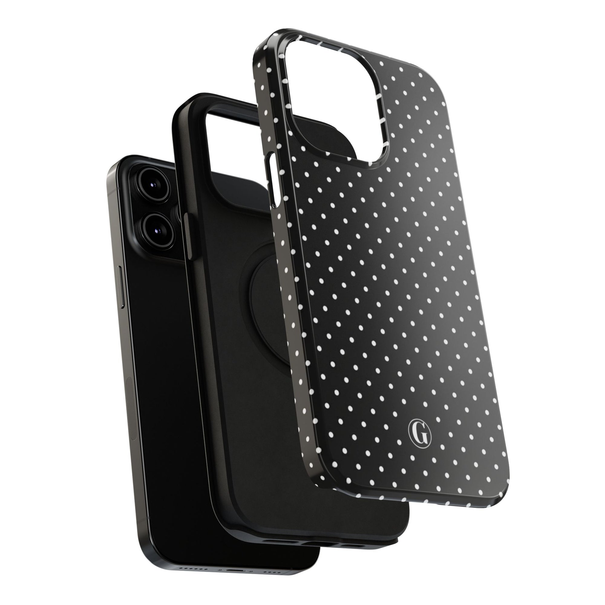 Black Polka Dots Phone Case