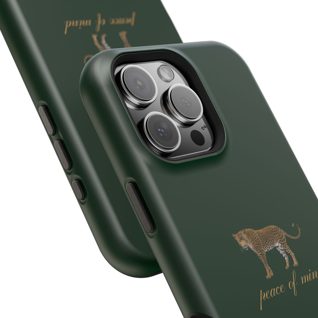 Emerald Green 'Peace of Mind' Panther Phone Case