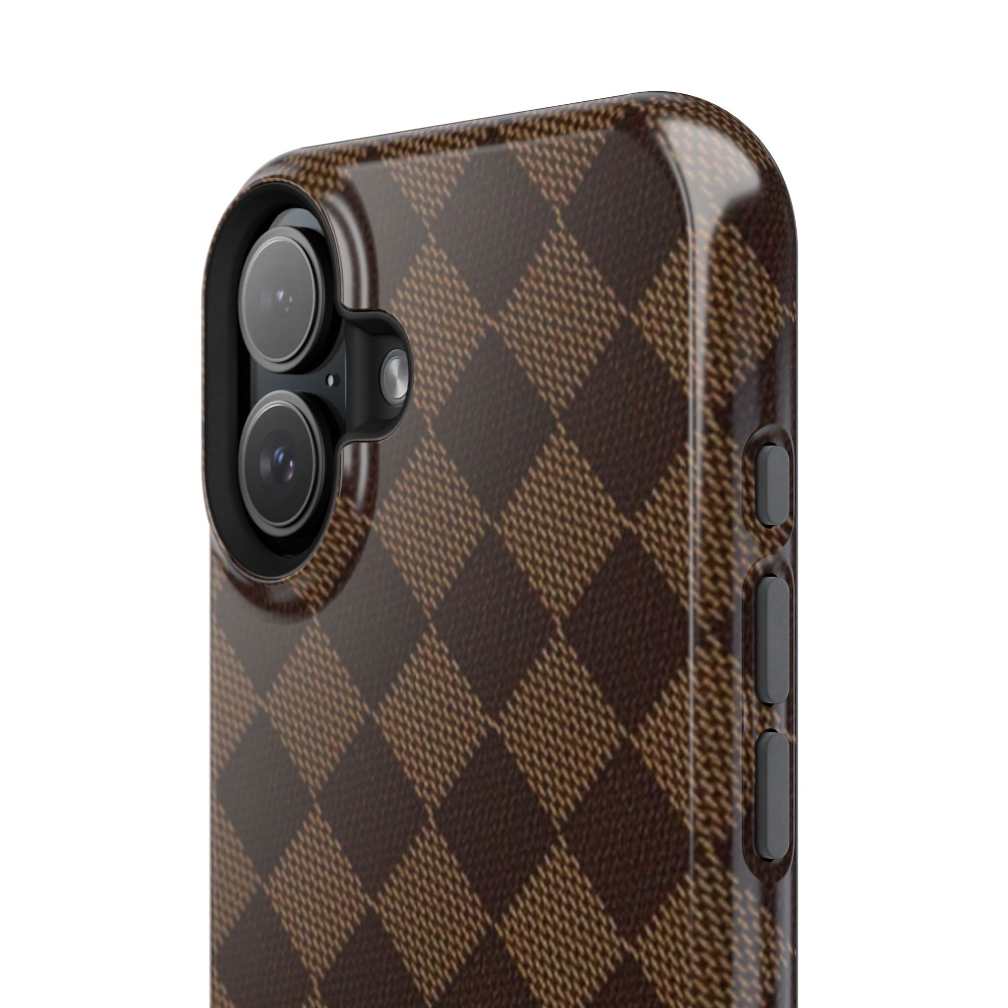 Brown Checkmate Phone Case
