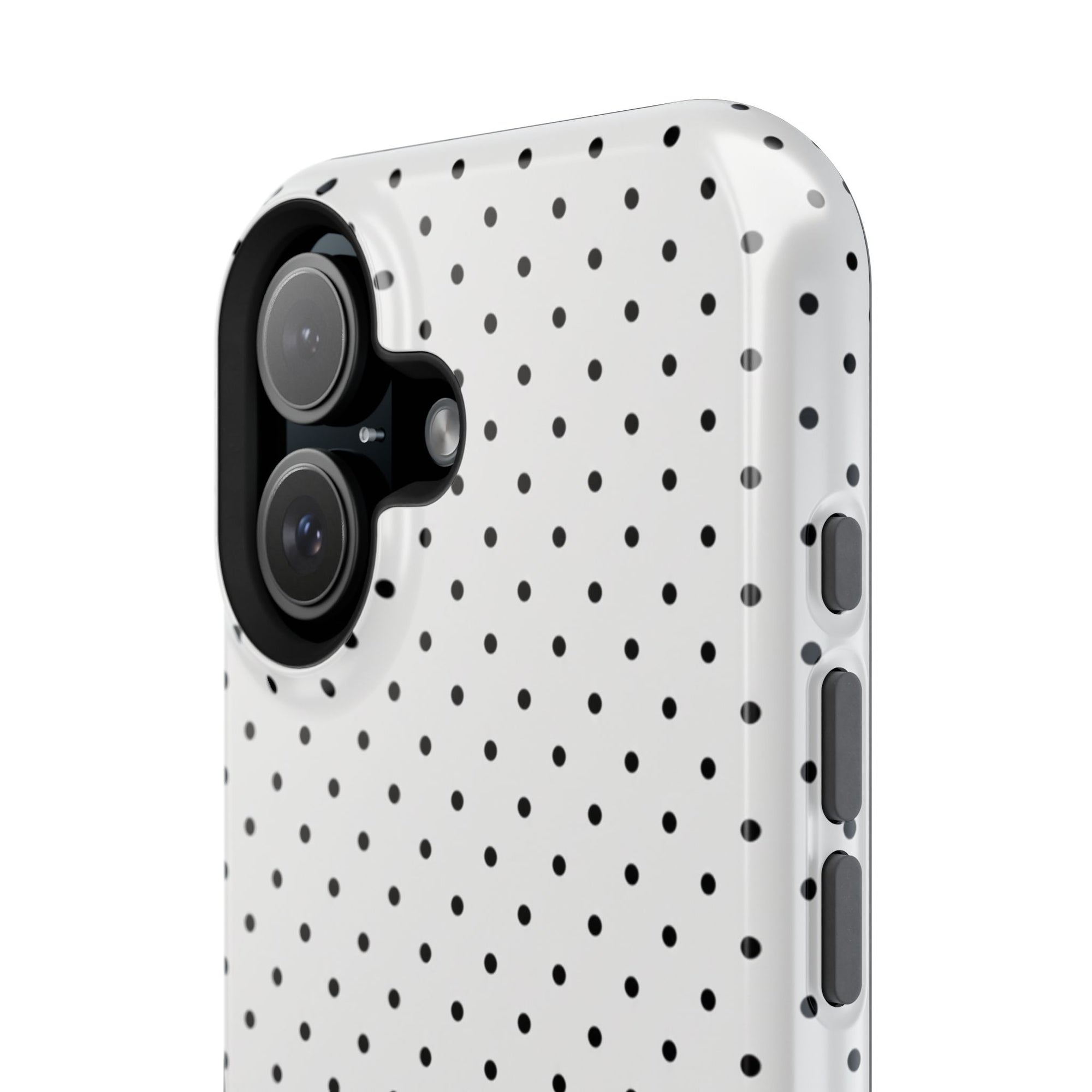 White Polka Dots Phone Case
