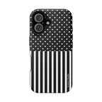 B&W Polka Dots x Stripes Phone Case