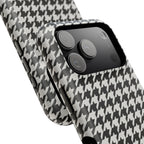 Houndstooth Print Phone Case