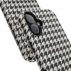 Houndstooth Print Phone Case