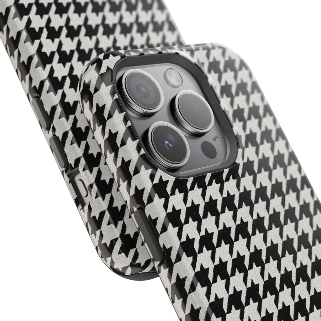 Houndstooth Print Phone Case