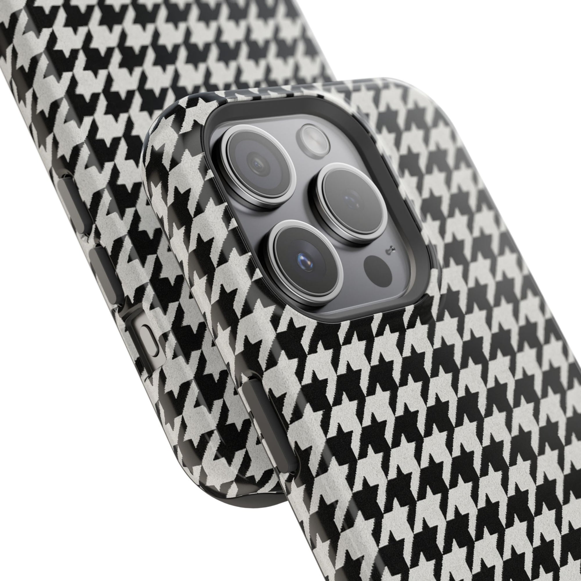 Houndstooth Print Phone Case