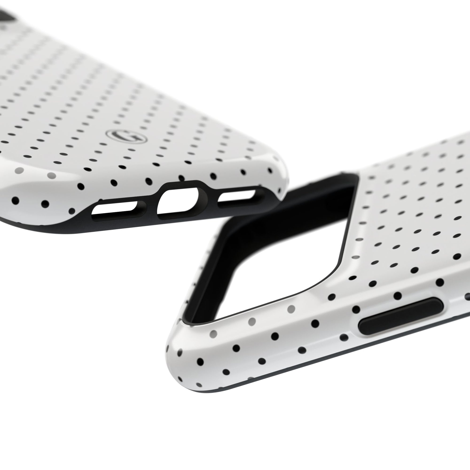 White Polka Dots Phone Case