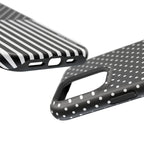 B&W Polka Dots x Stripes Phone Case