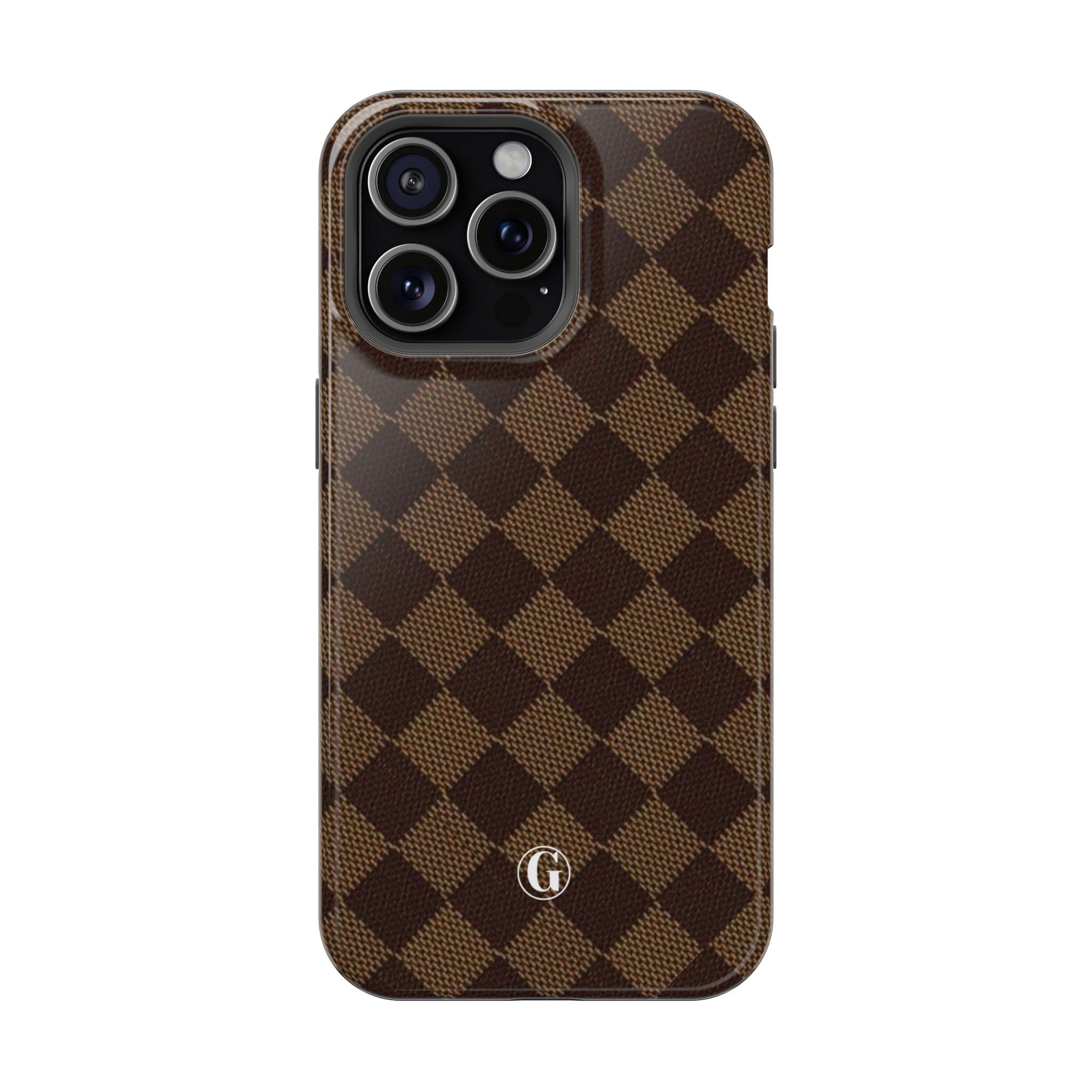 Brown Checkmate Phone Case