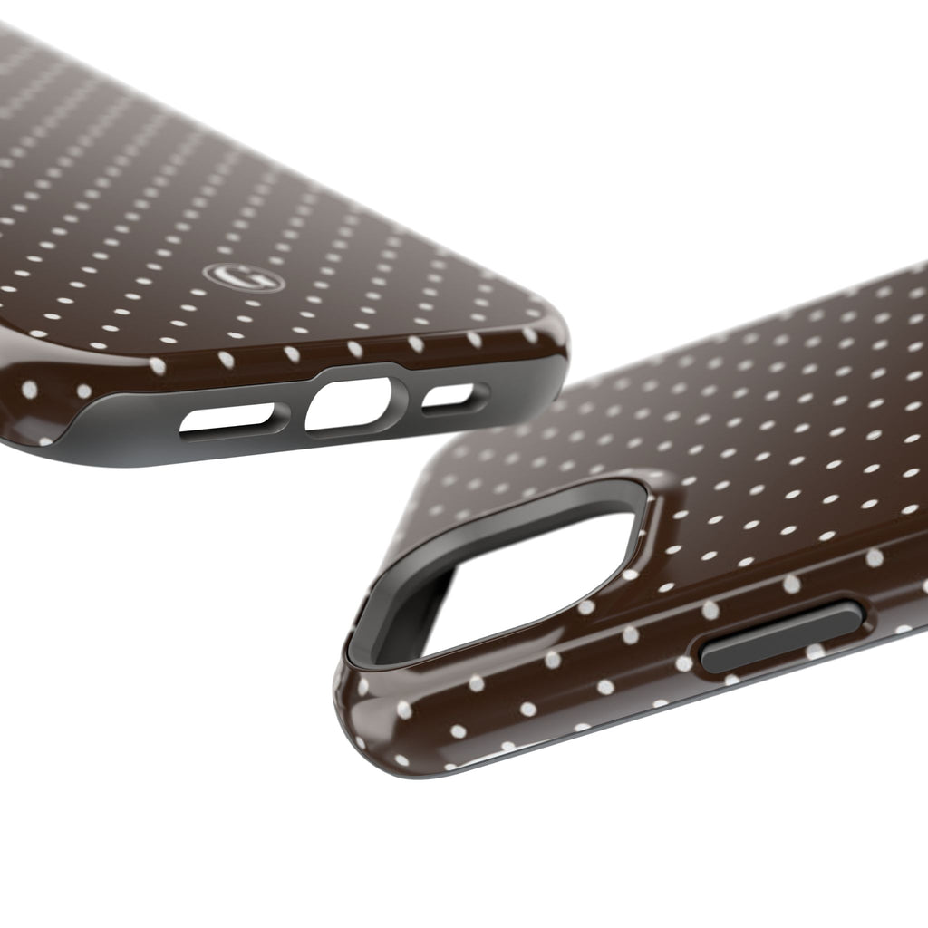 Brown Polka Dots Phone Case