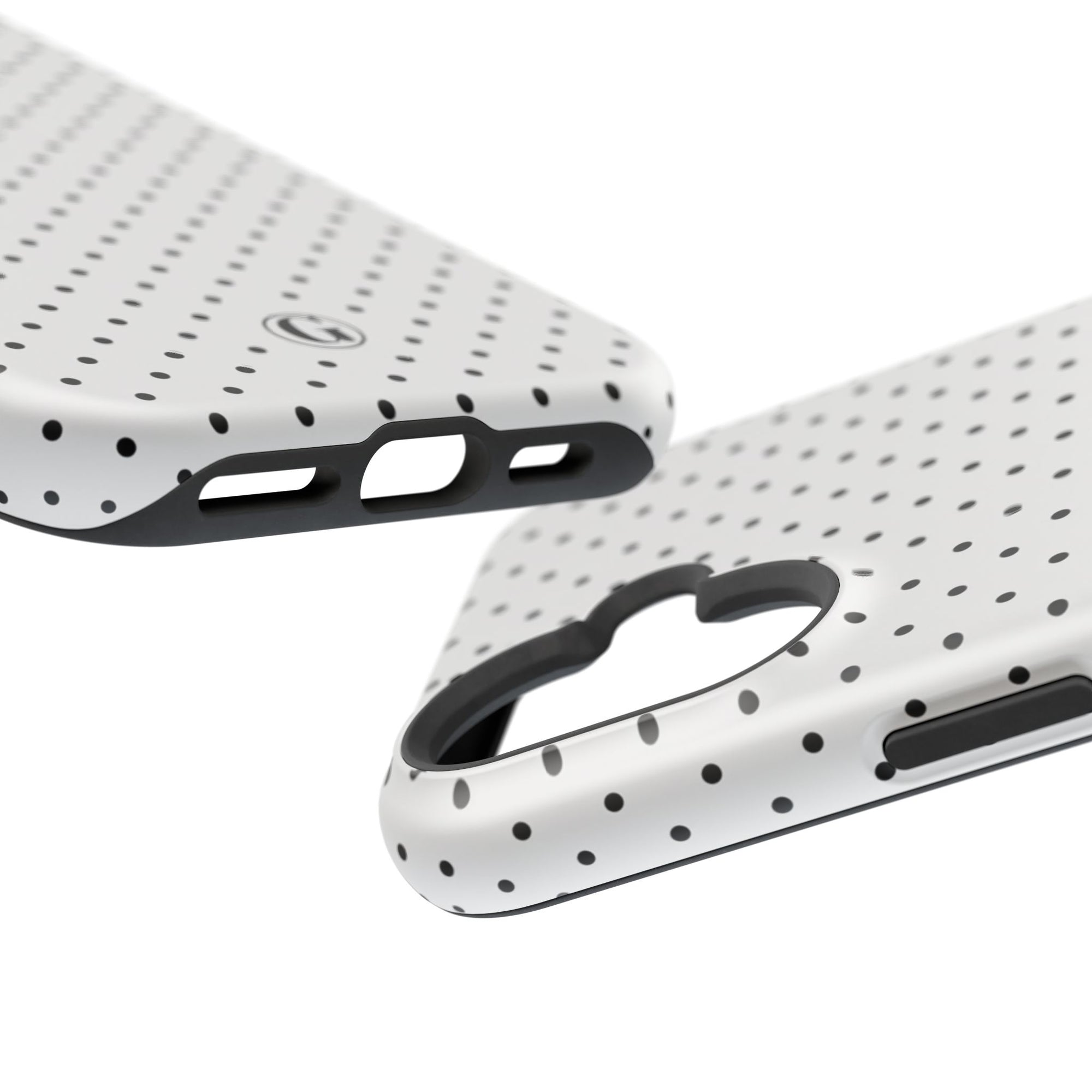 White Polka Dots Phone Case