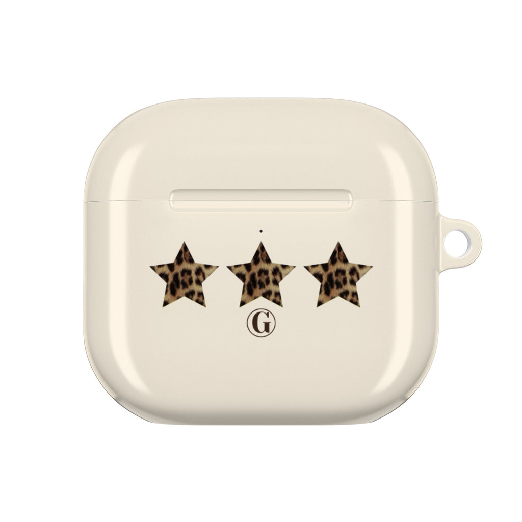 Leopard Print Stars AirPod Case