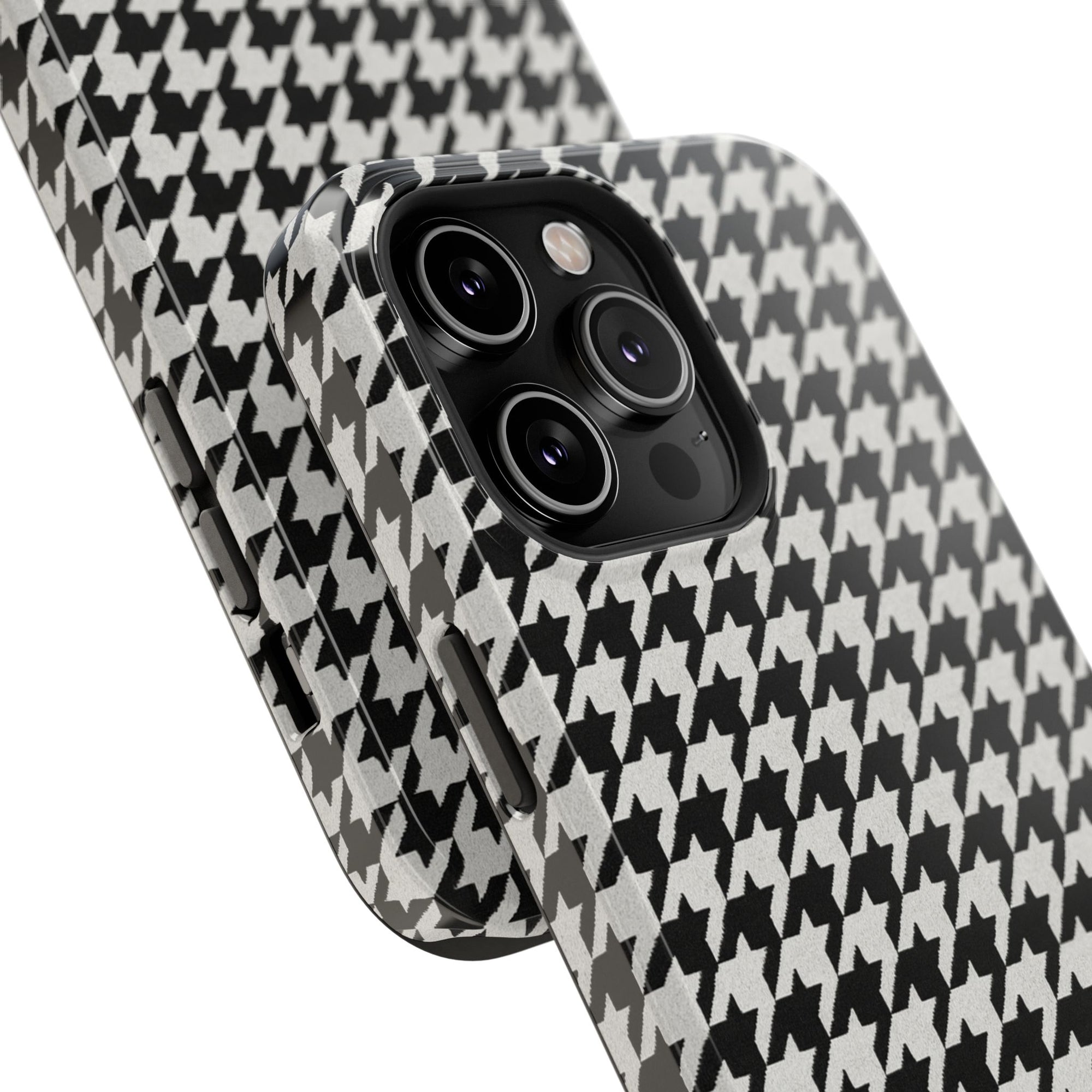 Houndstooth Print Phone Case