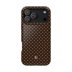 Brown Polka Dots Phone Case