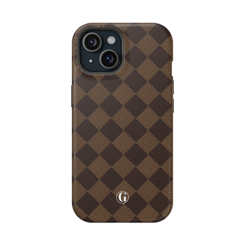 Brown Checkmate Phone Case