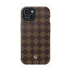 Brown Checkmate Phone Case