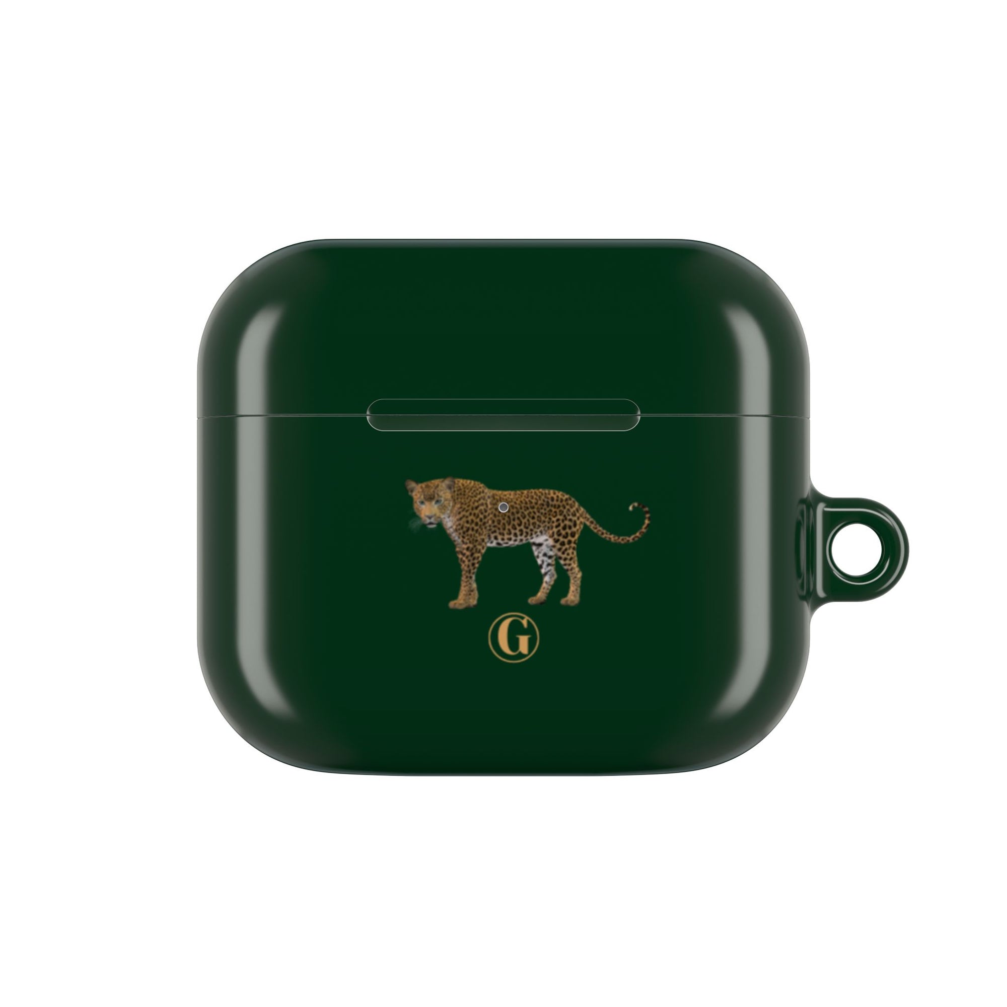 Emerald Green Panther AirPod Case