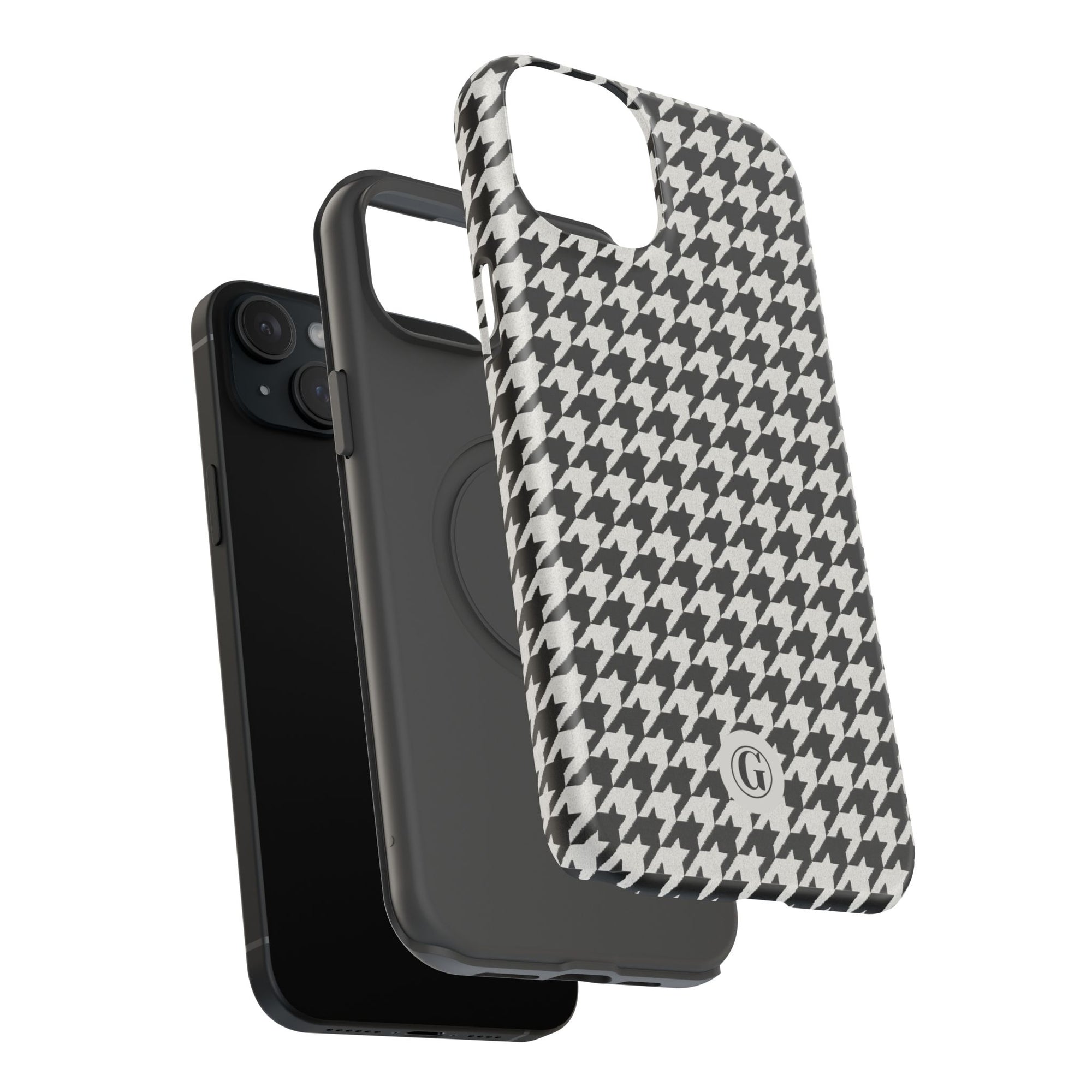 Houndstooth Print Phone Case
