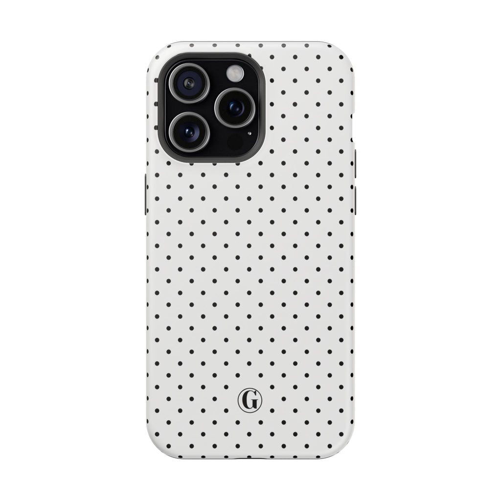 White Polka Dots Phone Case