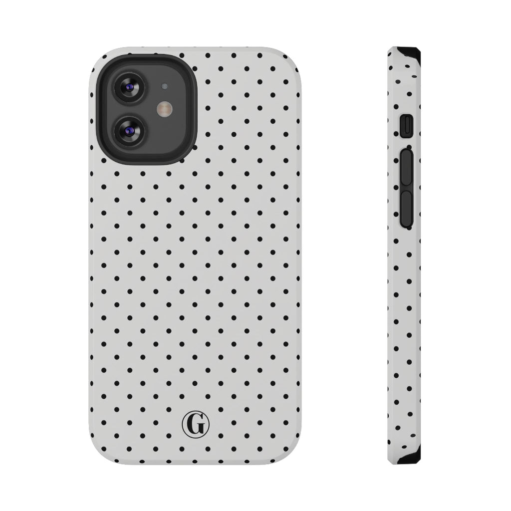 White Polka Dots Phone Case