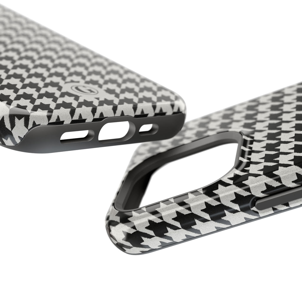 Houndstooth Print Phone Case
