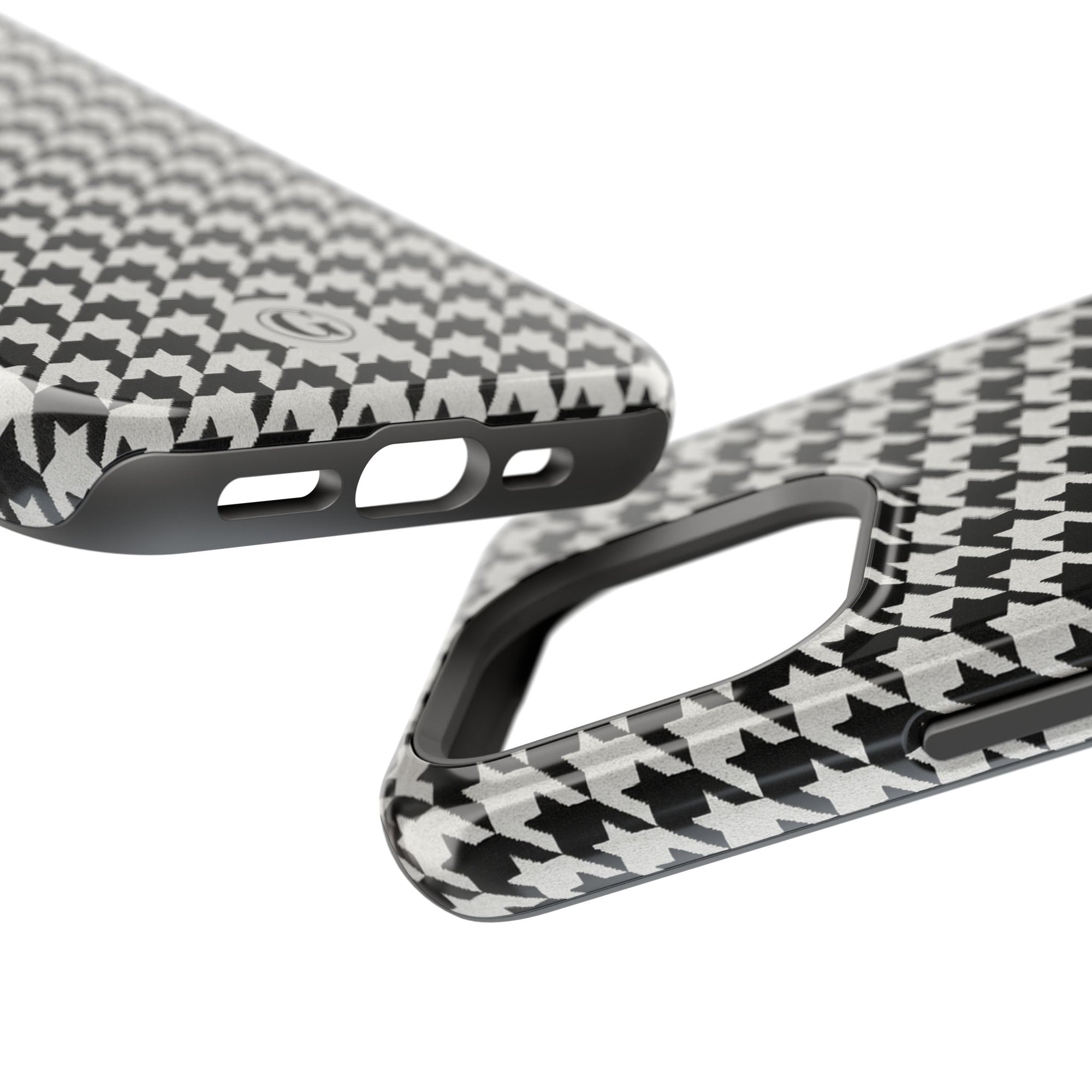 Houndstooth Print Phone Case