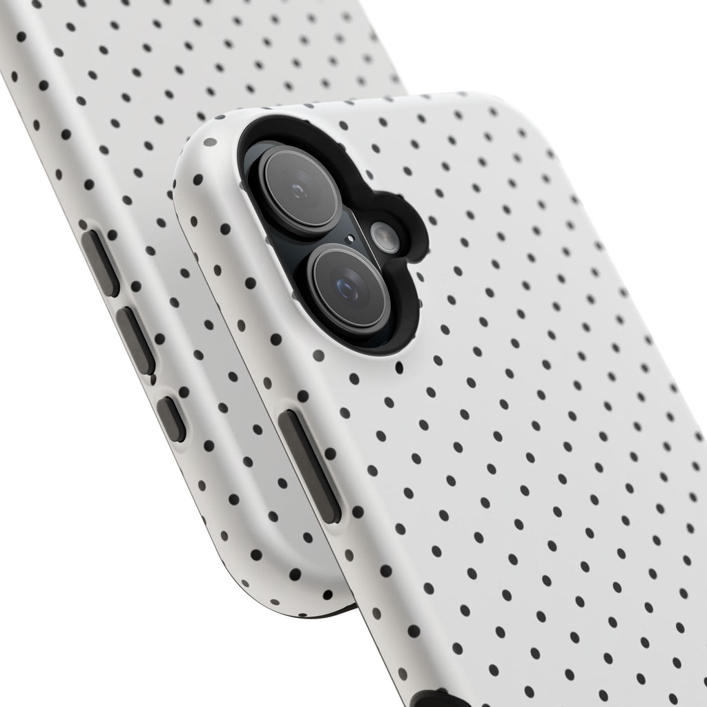 White Polka Dots Phone Case