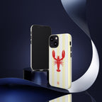 Yellow Stripes & Crawfish Phone Case