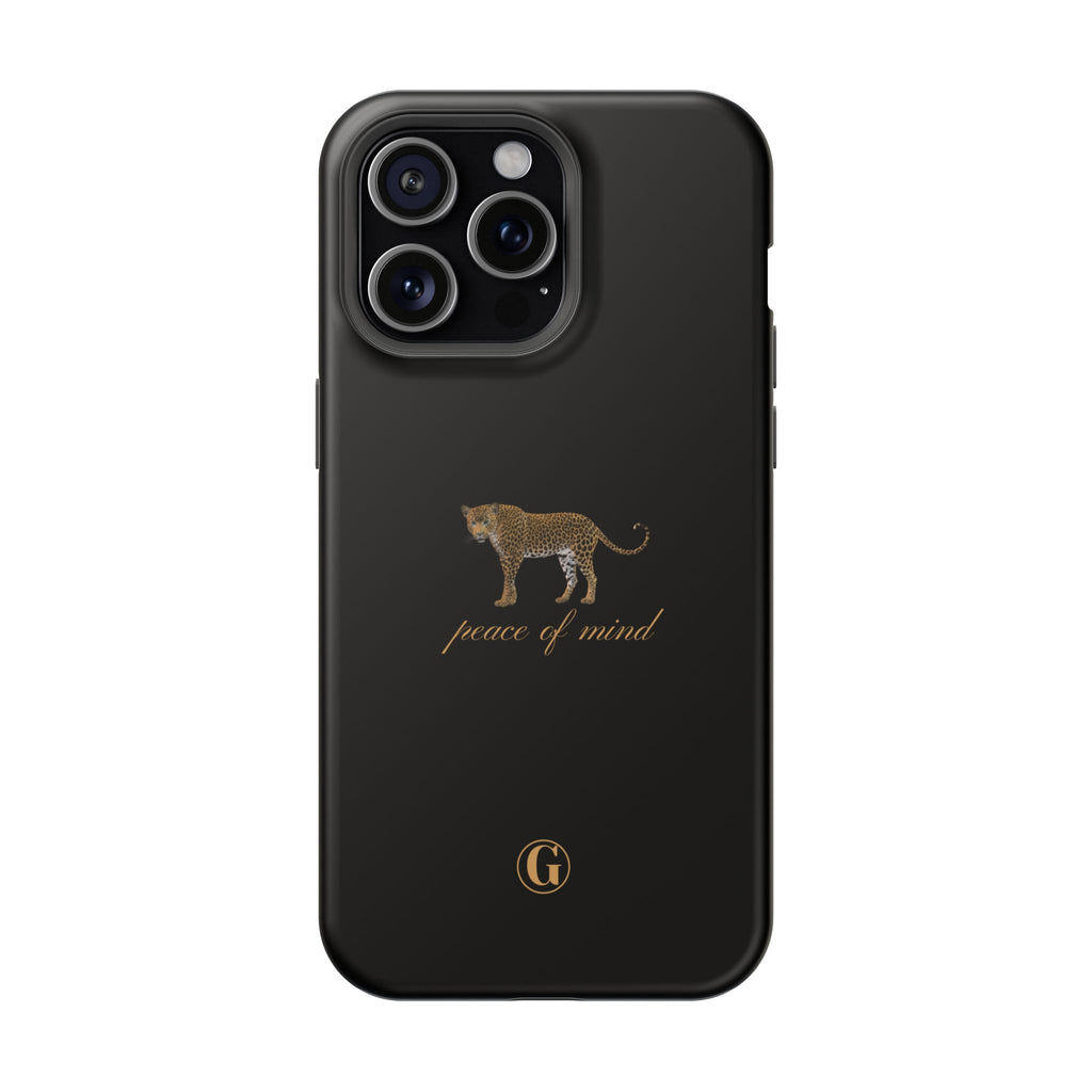 Black 'Peace of Mind' Panther Phone Case
