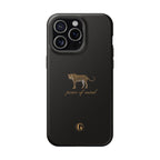 Black 'Peace of Mind' Panther Phone Case