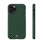 Emerald Green Polka Dots Phone Case