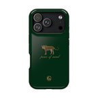 Emerald Green 'Peace of Mind' Panther Phone Case