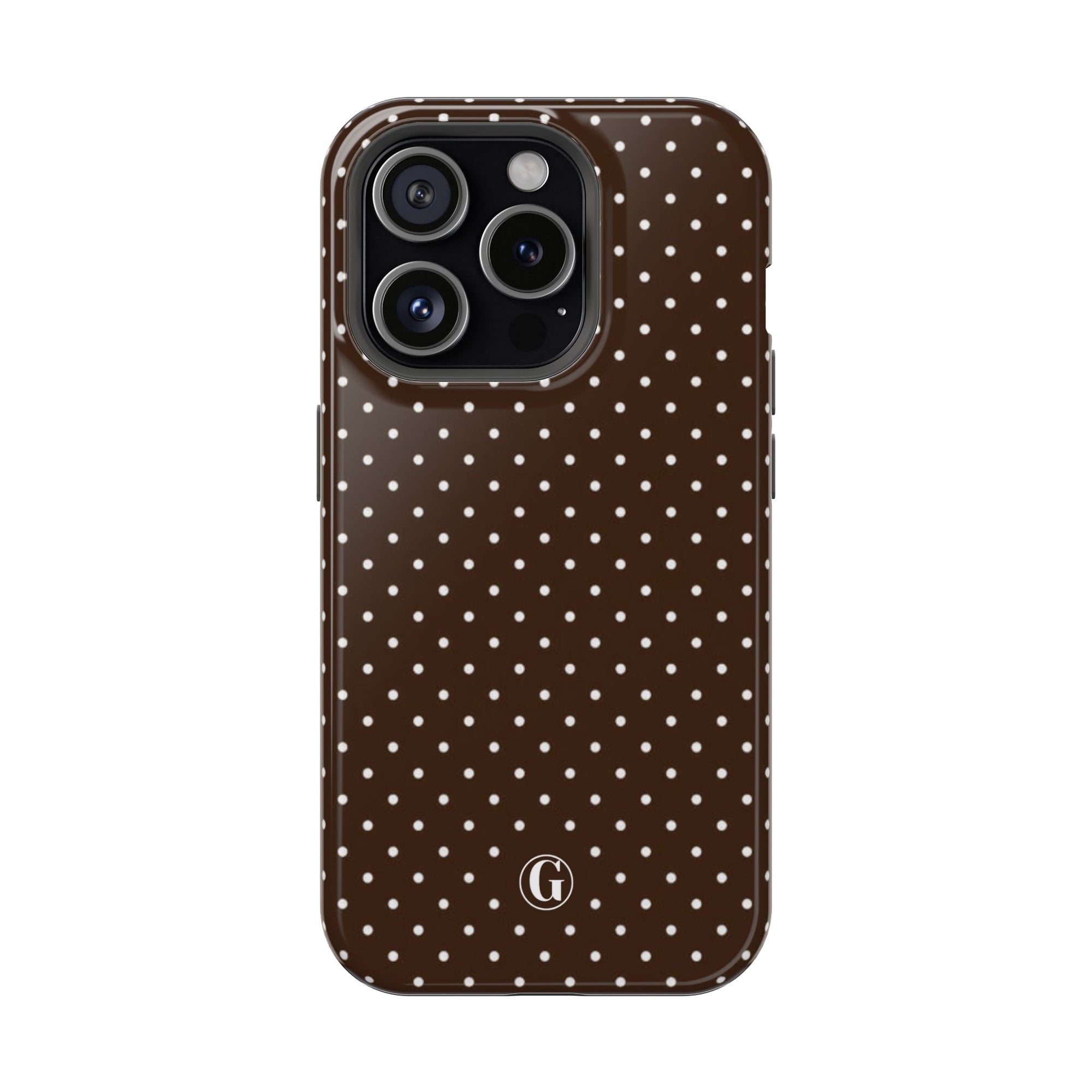 Brown Polka Dots Phone Case