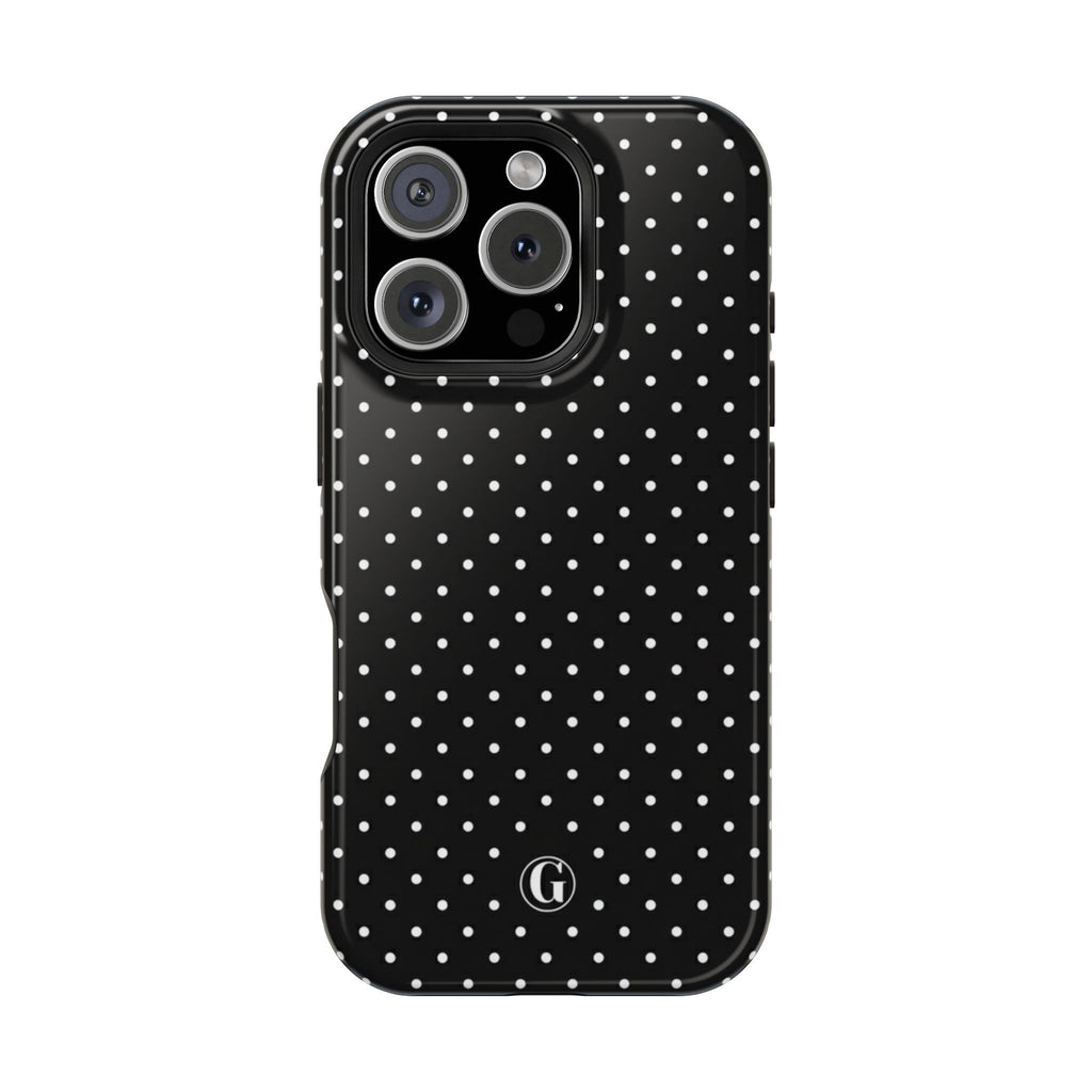 Black Polka Dots Phone Case
