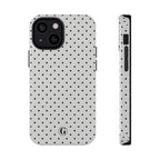 White Polka Dots Phone Case