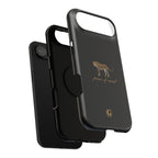 Black 'Peace of Mind' Panther Phone Case